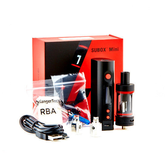 black subox mini parts by kanger