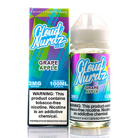 Grape Apple Iced - Cloud Nurdz E-Juice (100 ml)