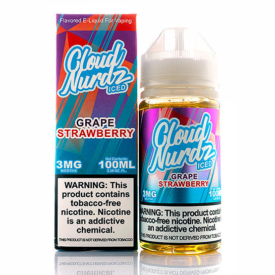 Grape Strawberry Iced Cloud Nurdz Vape Juice