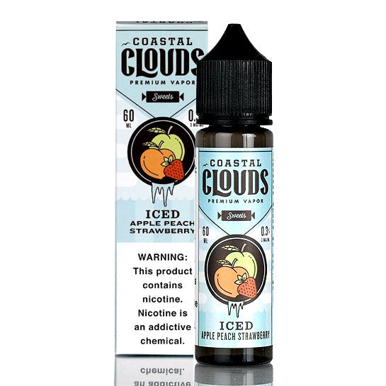 Iced Apple Peach Strawberry Coastal Clouds E-Juice