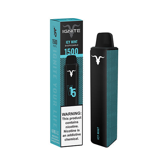 Ignite v15 disposable vape pen icy mint