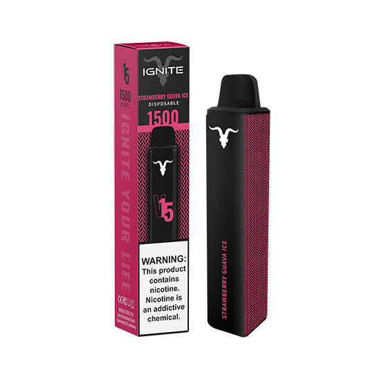 Ignite v15 strawberry guava ice disposable