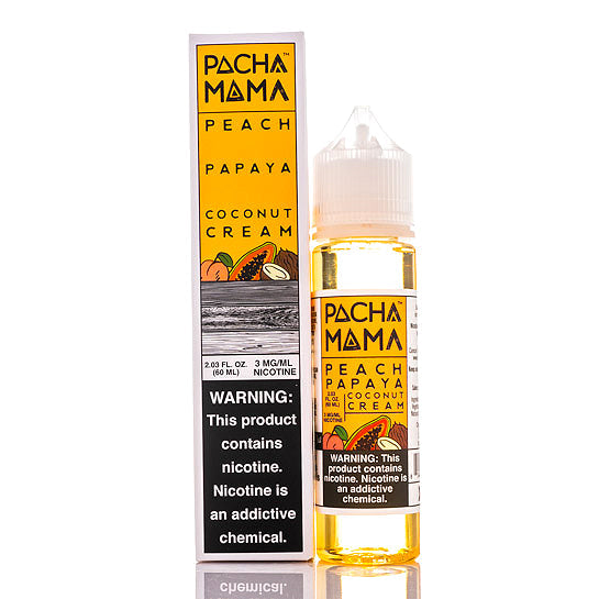 Pachamama Peach Papaya Coconut Cream E-Liquid