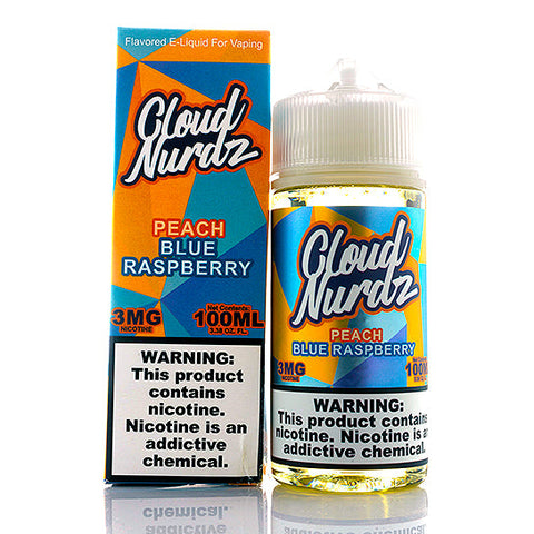 Peach Blue Razz - Cloud Nurdz E-Juice (100 ml)