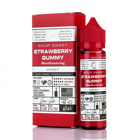 Glas Basix Strawberry Gummy E-Juice