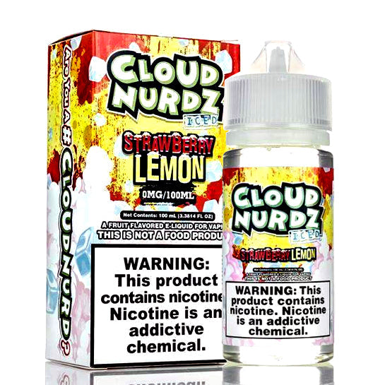 Strawberry Lemon Iced - Cloud Nurdz E-Juice (100 ml)