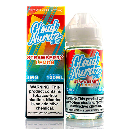 Strawberry Lemon Iced Cloud Nurdz Vape Juice