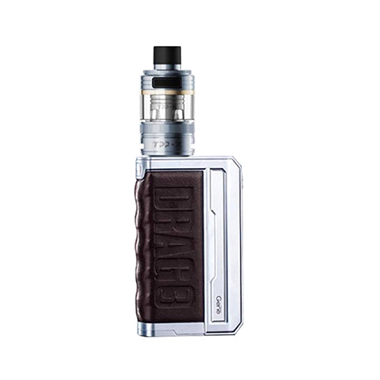 Voopoo Drag 3 177w Starter Kit Silver Coffee Brown