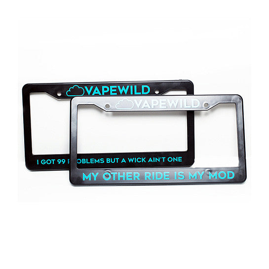 Vaping License Plate Frames