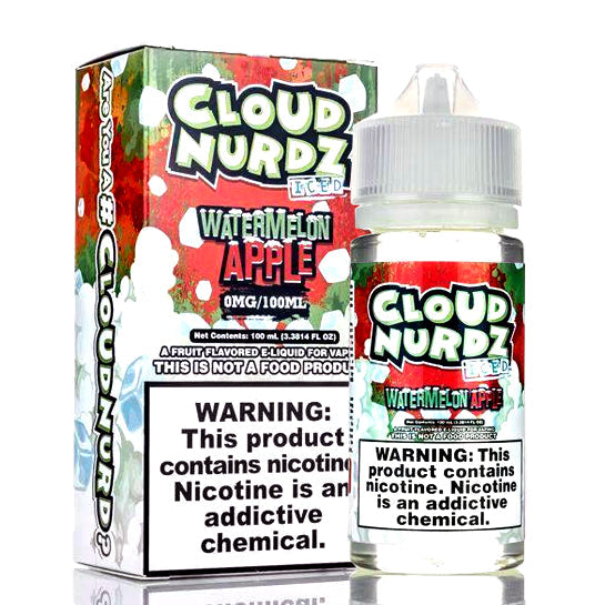 Watermelon Apple Iced Cloud Nurdz E-Juice