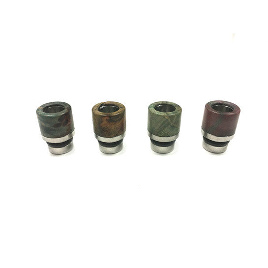 Stabilized wood drip tip