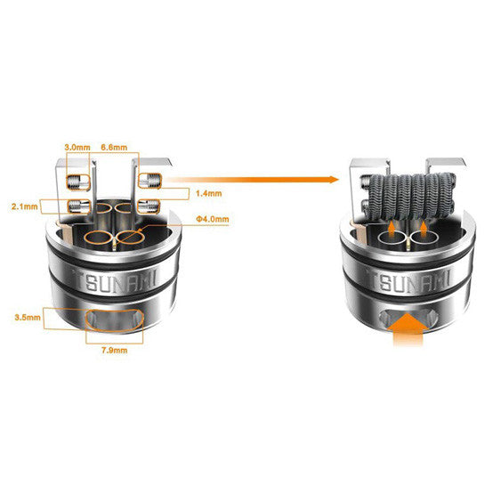 geekvape tsunami rebuildable dripping atomizer